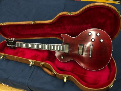 GIBSON 2018 LES PAUL DELUXE PLAYER PLUS WINE RED VINTAGE